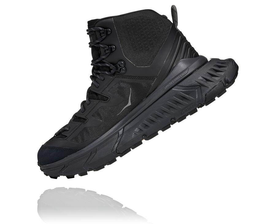 Botas De Montaña Hoka One One Hombre - Tennine Hike Gore-Tex - Negras - JOD489761